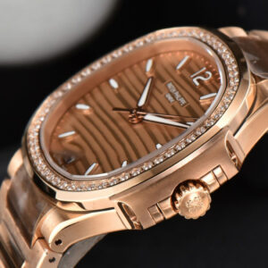 Nautilus 7118 Ladies 3KF 35MM RG Diamond RG Dial RG Bracelet 324CS - Image 27