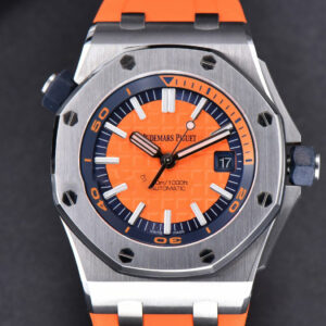 Royal Oak Offshore Diver 15710 Orange JF 42MM Orange Rubber Strap A3120