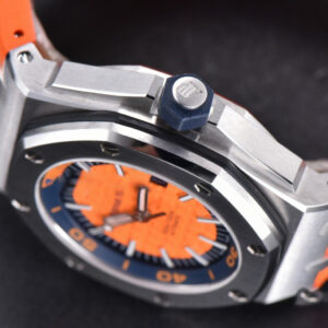 Royal Oak Offshore Diver 15710 Orange JF 42MM Orange Rubber Strap A3120 - Image 12