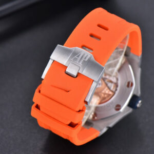 Royal Oak Offshore Diver 15710 Orange JF 42MM Orange Rubber Strap A3120 - Image 15