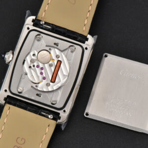 Tank Must Large 33.7×25.5mm Diamond K11F White Dial Red Croc Strap Quartz - Image 5