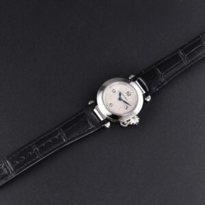 Pasha Ladies AF 30MM White Dial Black Leather Strap Jap Quartz - Image 19