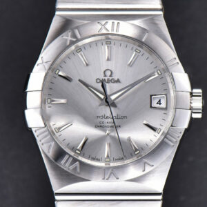 Constellation 38mm SS VSF Silver Dial Stick Markers on SS Bracelet A8500 Super Clone