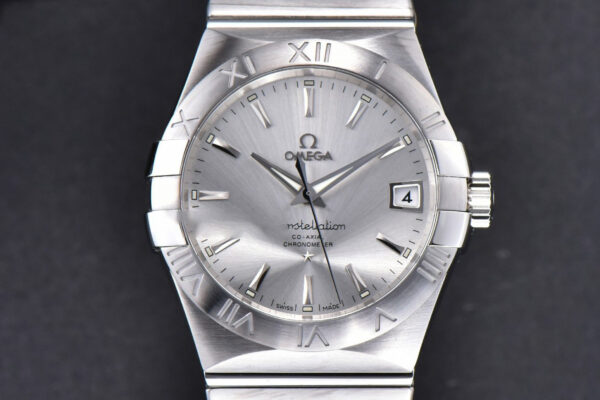 Constellation 38mm SS VSF Silver Dial Stick Markers on SS Bracelet A8500 Super Clone