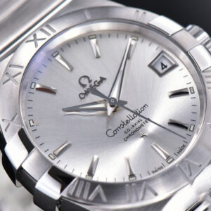 Constellation 38mm SS VSF Silver Dial Stick Markers on SS Bracelet A8500 Super Clone - Image 6