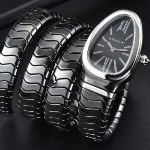 Serpenti Spiga SS 35MM BVF Polycyclic Black Ceramic Black Dial Quartz - Image 3