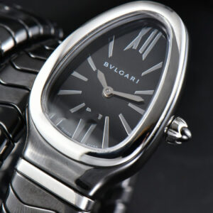 Serpenti Spiga SS 35MM BVF Polycyclic Black Ceramic Black Dial Quartz - Image 4