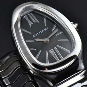 Serpenti Spiga SS 35MM BVF Polycyclic Black Ceramic Black Dial Quartz - Image 8