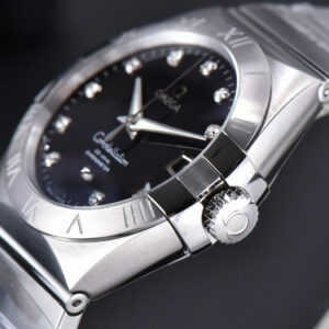Constellation 38mm SS VSF Black Dial Diamond Markers on SS Bracelet A8500 Super Clone - Image 21