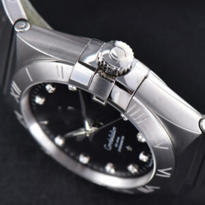 Constellation 38mm SS VSF Black Dial Diamond Markers on SS Bracelet A8500 Super Clone - Image 22