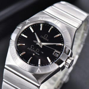 Constellation 38mm SS VSF Black Dial Stick Markers on SS Bracelet A8500 Super Clone - Image 15