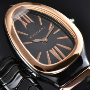Serpenti Spiga RG 35MM BVF Polycyclic Black Ceramic Black Dial Quartz - Image 8