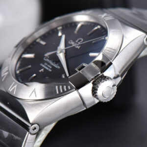 Constellation 38mm SS VSF Black Dial Stick Markers on SS Bracelet A8500 Super Clone - Image 21