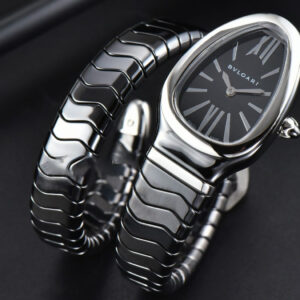 Serpenti Spiga SS 35MM BVF Black Ceramic Black Dial Quartz - Image 4