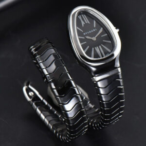 Serpenti Spiga SS 35MM BVF Black Ceramic Black Dial Quartz - Image 9