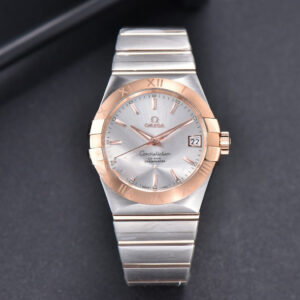 Constellation 38mm SS/RG VSF Silver Dial Stick Markers on SS/RG Bracelet A8500 Super Clone - Image 6