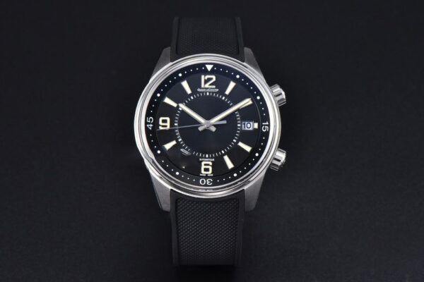 Polaris CSF 42MM Black Dial Black Rubber Strap MY9015 Mod