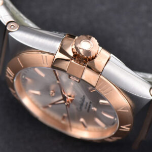 Constellation 38mm SS/RG VSF Silver Dial Stick Markers on SS/RG Bracelet A8500 Super Clone - Image 14