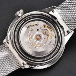SuperOcean Heritage 42mm SS GF Black Ceramic Black Dial Rainbow Marker Mesh Bracelet A2824 - Image 2