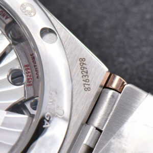 Constellation 38mm SS/RG VSF Silver Dial Diamonds Markers on SS/RG Bracelet A8500 Super Clone - Image 11