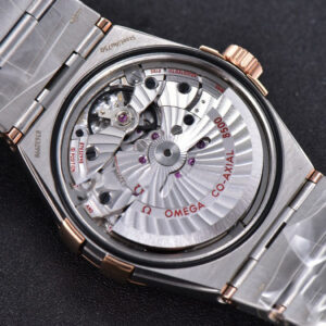 Constellation 38mm SS/RG VSF Silver Dial Diamonds Markers on SS/RG Bracelet A8500 Super Clone - Image 14