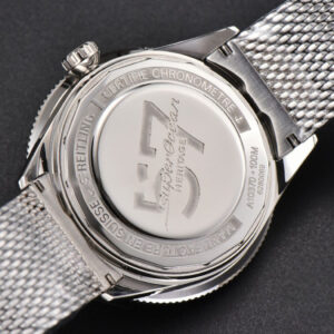SuperOcean Heritage 42mm RG/SS GF Black Ceramic Black Dial Mesh Bracelet A2824 - Image 8