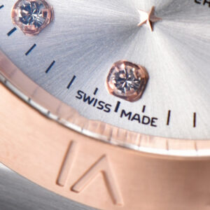 Constellation 38mm SS/RG VSF Silver Dial Diamonds Markers on SS/RG Bracelet A8500 Super Clone - Image 21