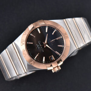 Constellation 38mm SS/RG VSF Brown Dial Stick Markers on SS/RG Bracelet A8500 Super Clone - Image 16