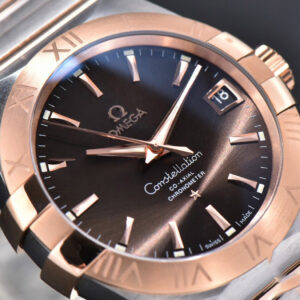 Constellation 38mm SS/RG VSF Brown Dial Stick Markers on SS/RG Bracelet A8500 Super Clone - Image 22