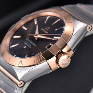 Constellation 38mm SS/RG VSF Brown Dial Stick Markers on SS/RG Bracelet A8500 Super Clone - Image 23