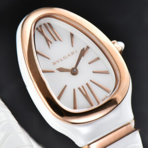 Serpenti Spiga RG 35MM BVF White Ceramic White Dial Quartz - Image 7