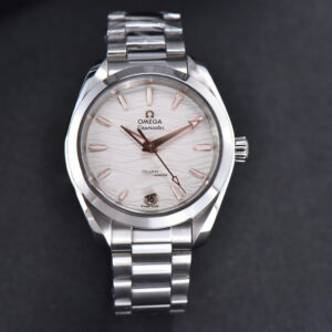 Aqua Terra 150M Ladies VSF 34MM White Wave Dial RG Marker SS Bracelet A8800 - Image 15