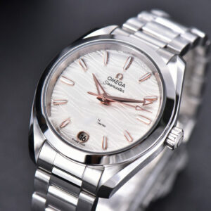 Aqua Terra 150M Ladies VSF 34MM White Wave Dial RG Marker SS Bracelet A8800 - Image 17