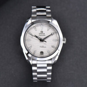 Aqua Terra 150M Ladies VSF 34MM White Wave Dial Silver Marker SS Bracelet A8800 - Image 15