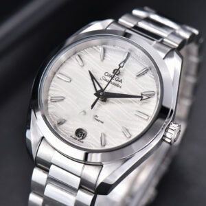 Aqua Terra 150M Ladies VSF 34MM White Wave Dial Silver Marker SS Bracelet A8800 - Image 17