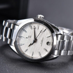 Aqua Terra 150M Ladies VSF 34MM White Wave Dial Silver Marker SS Bracelet A8800 - Image 25