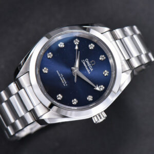 Aqua Terra 150M Ladies VSF 34MM Blue Dial Diamond Marker SS Bracelet A8800 - Image 16
