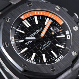 Royal Oak Offshore Diver 15707 42mm ZF Black Ceramic Black Dial Rubber Strap A3120 - Image 6