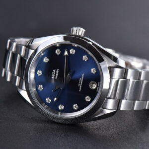Aqua Terra 150M Ladies VSF 34MM Blue Dial Diamond Marker SS Bracelet A8800 - Image 25