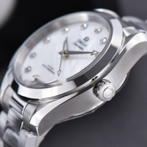 Aqua Terra 150M Ladies VSF 34MM White Dial Diamond Marker SS Bracelet A8800 - Image 22
