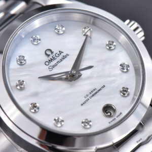 Aqua Terra 150M Ladies VSF 34MM White Dial Diamond Marker SS Bracelet A8800 - Image 23