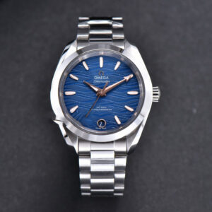 Aqua Terra 150M Ladies VSF 34MM Blue Dial RG Marker SS Bracelet A8800 - Image 15