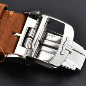 Master Control Q4018420 40mm ZF White Dial Brown Leather Strap A899 - Image 6