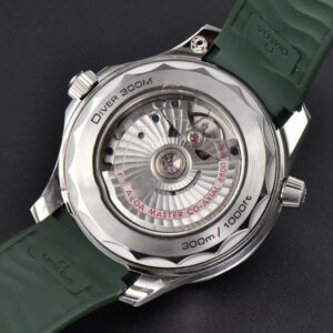 Seamaster Diver 300M 42mm ORF Green Ceramic Green Dial Green Rubber Strap A8800 - Image 15