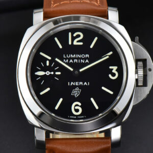 PAM005 44mm HWF Black Dial Brown Leather Strap A6497