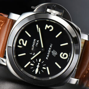 PAM005 44mm HWF Black Dial Brown Leather Strap A6497 - Image 5