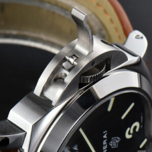 PAM005 44mm HWF Black Dial Brown Leather Strap A6497 - Image 7
