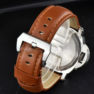 PAM005 44mm HWF Black Dial Brown Leather Strap A6497 - Image 8