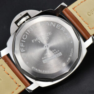 PAM005 44mm HWF Black Dial Brown Leather Strap A6497 - Image 14