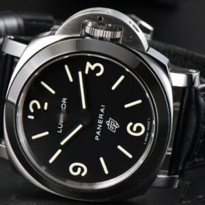 PAM000 44mm HWF Black Dial Black Leather Strap A6497 - Image 4